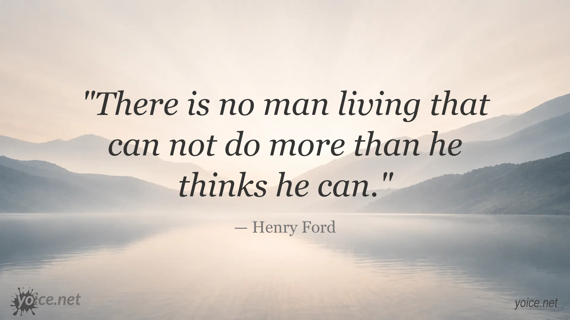 Inspirational Henry Ford quote image about achieving more than you think you can