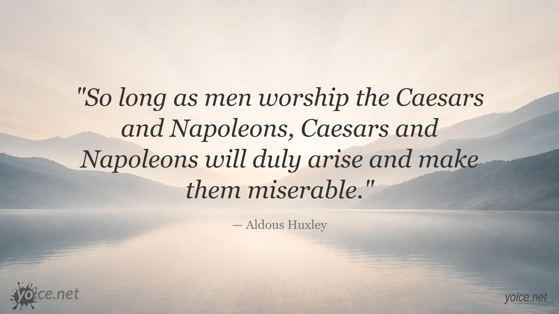Aldous Huxley quote image about power and authority