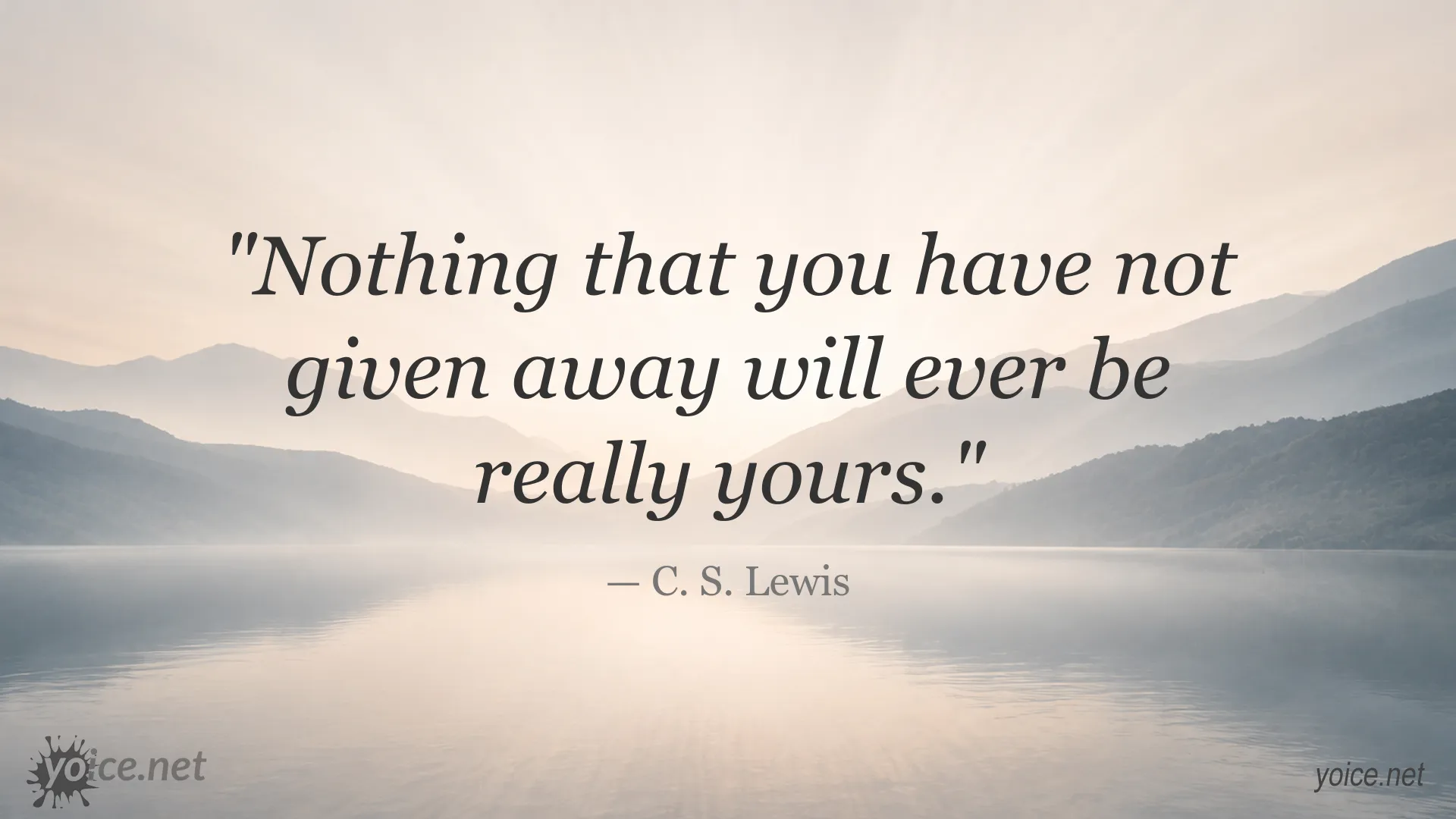 Inspirational quote image attributed to C. S. Lewis