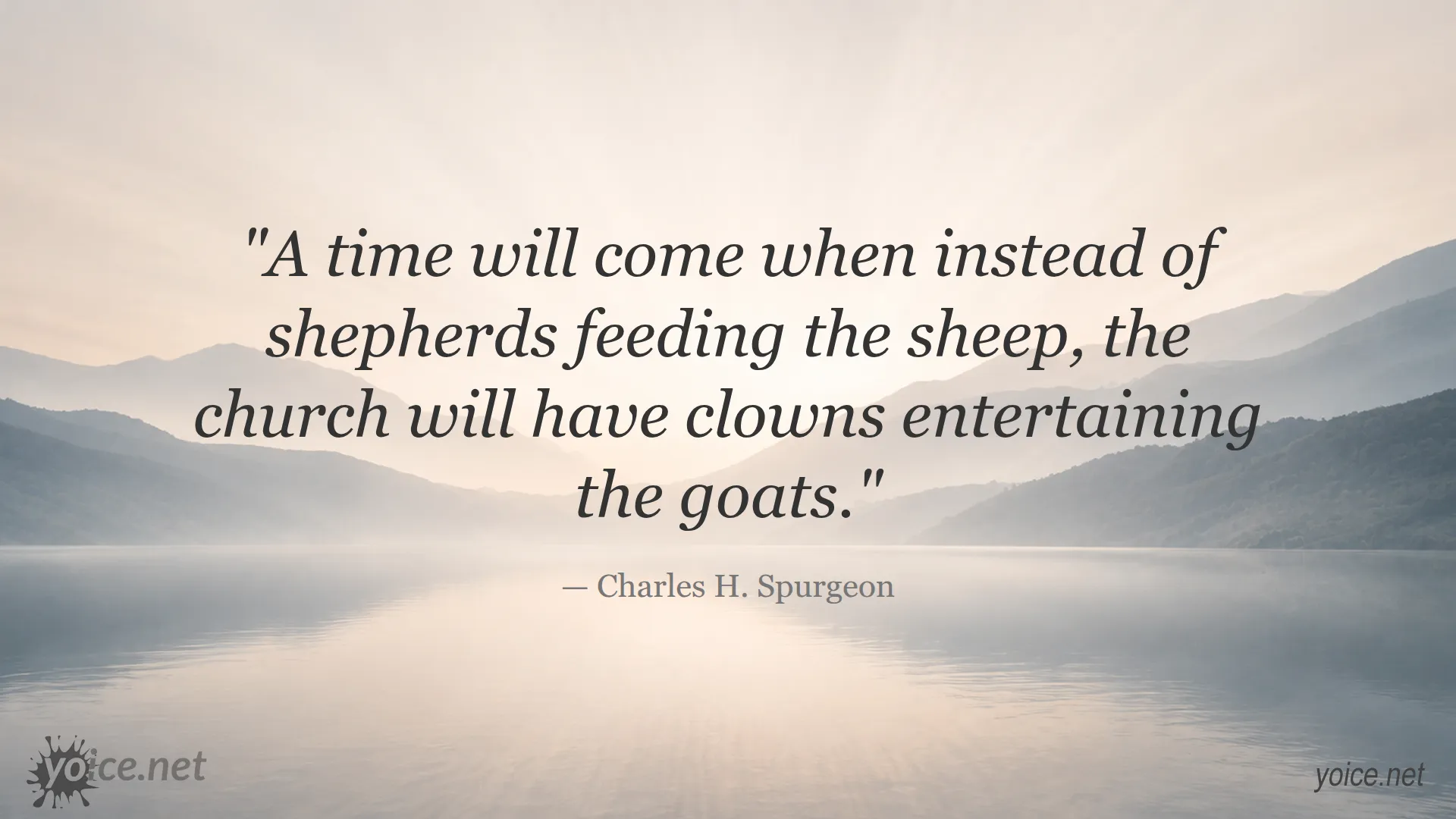 Inspirational quote by Charles H. Spurgeon about the future of the church