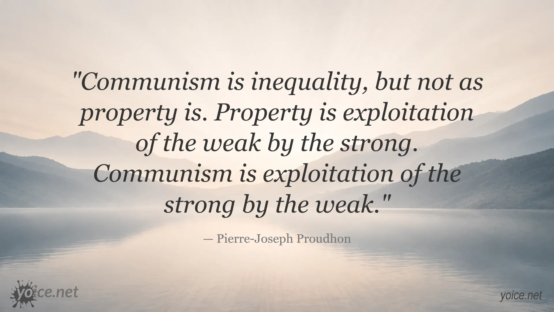 Quote about communism and property by Pierre-Joseph Proudhon
