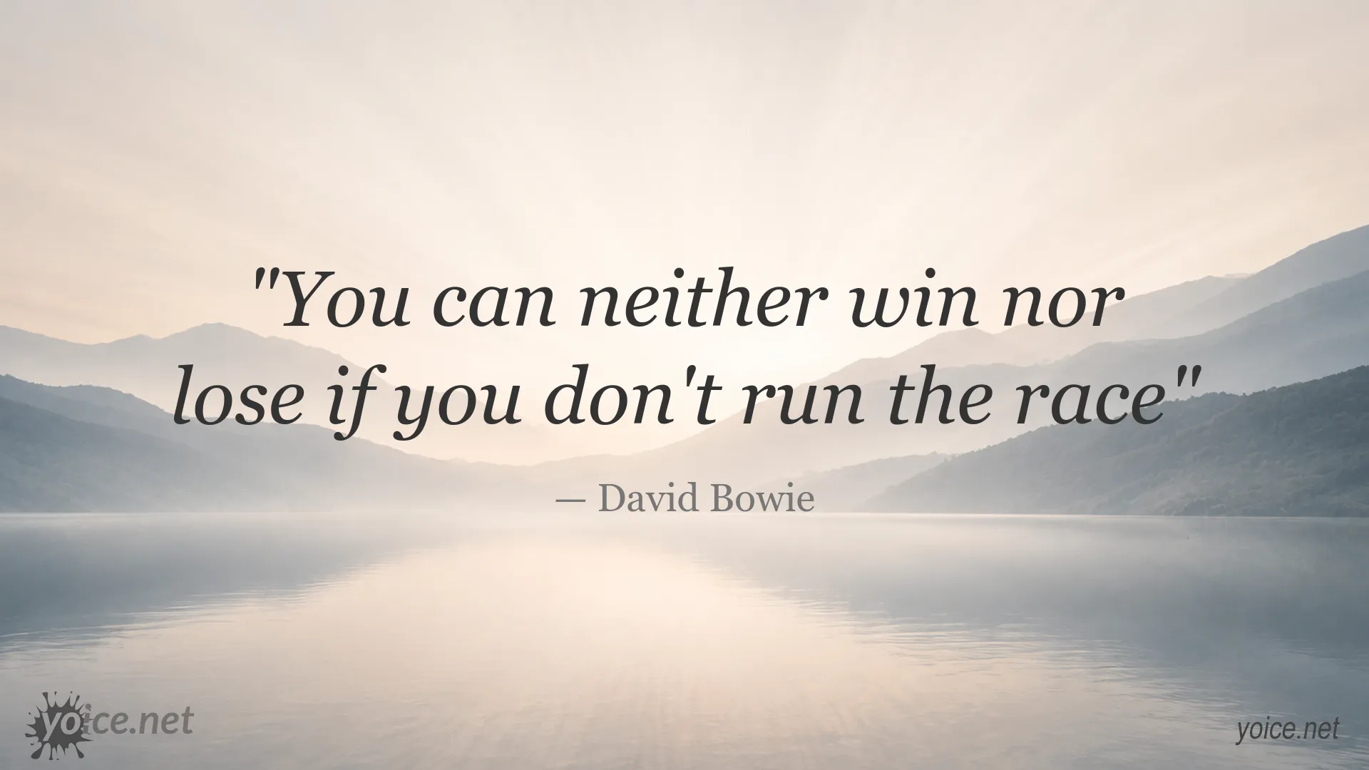 Inspirational quote image by David Bowie