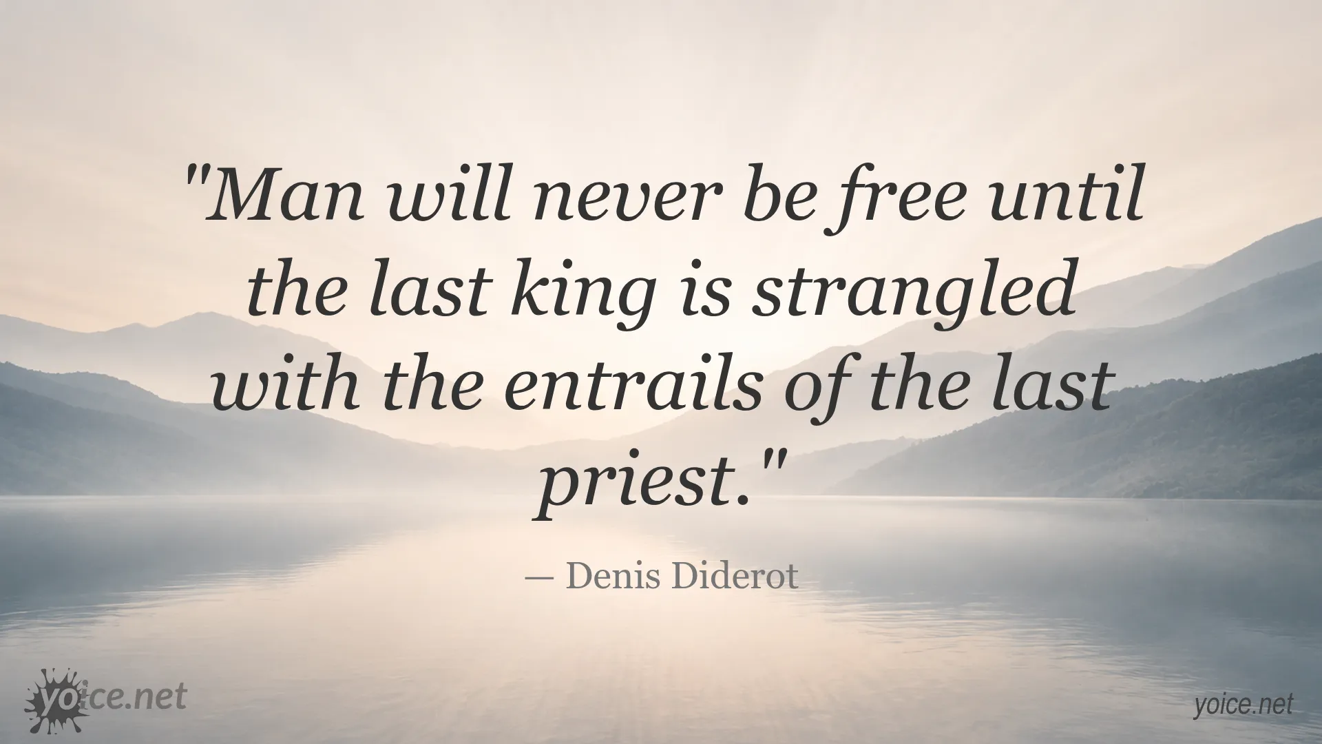 Quote about freedom by Denis Diderot