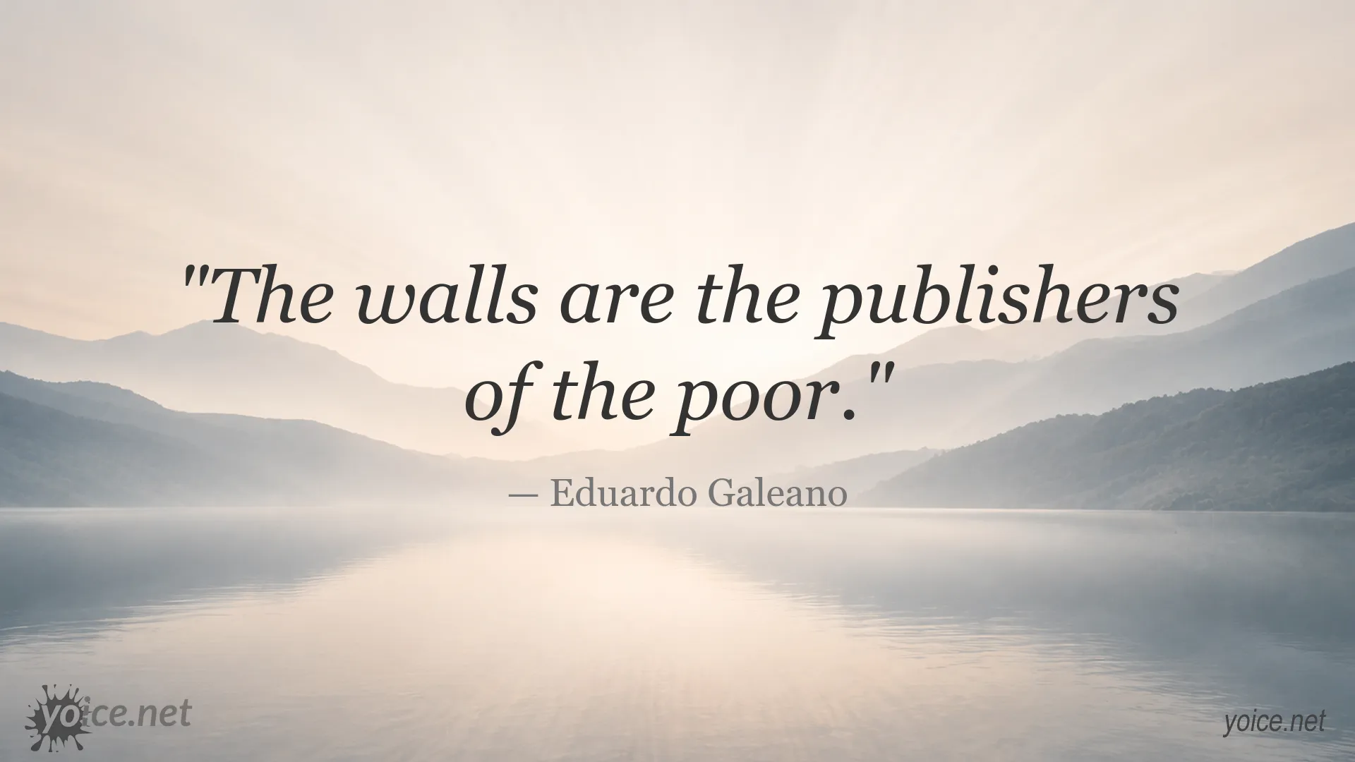 Quote graphic featuring Eduardo Galeano