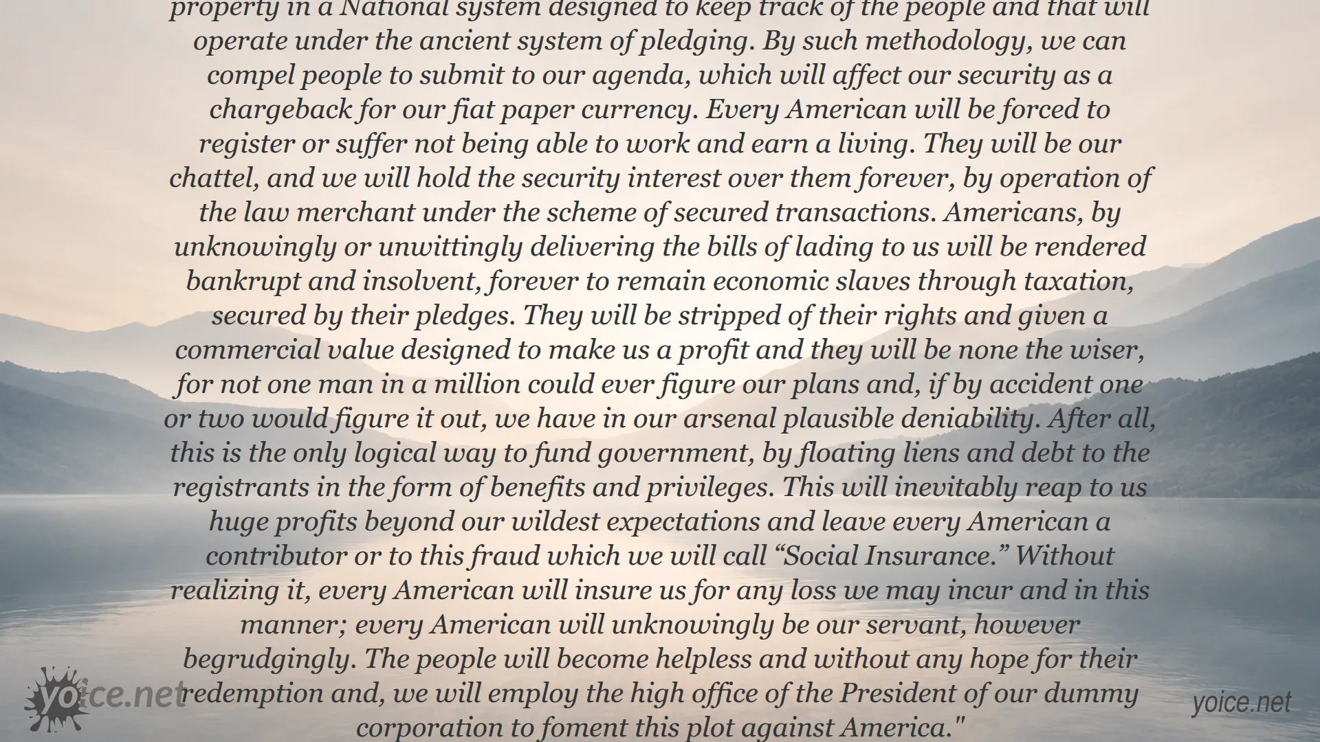 Quote by Edward Mandell House about control, registration, and social insurance