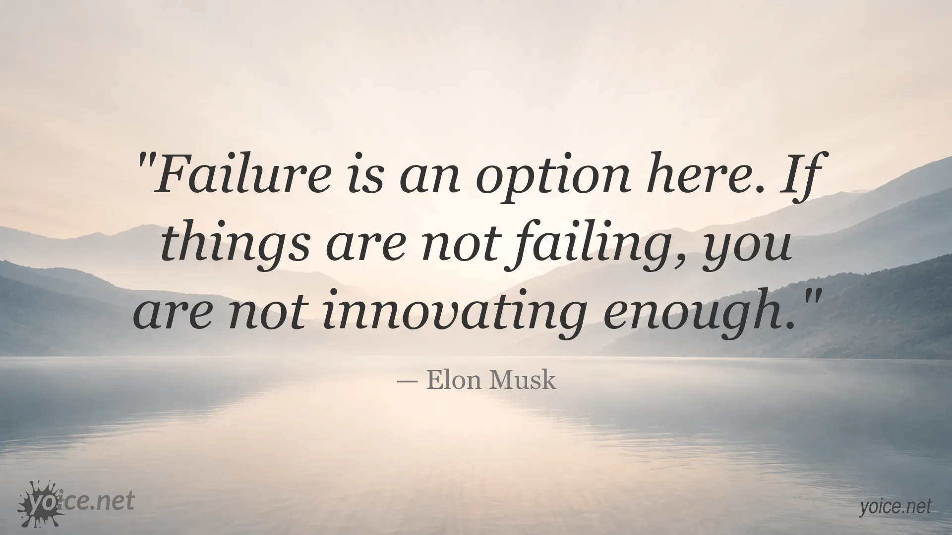 Failure and innovation quote by Elon Musk