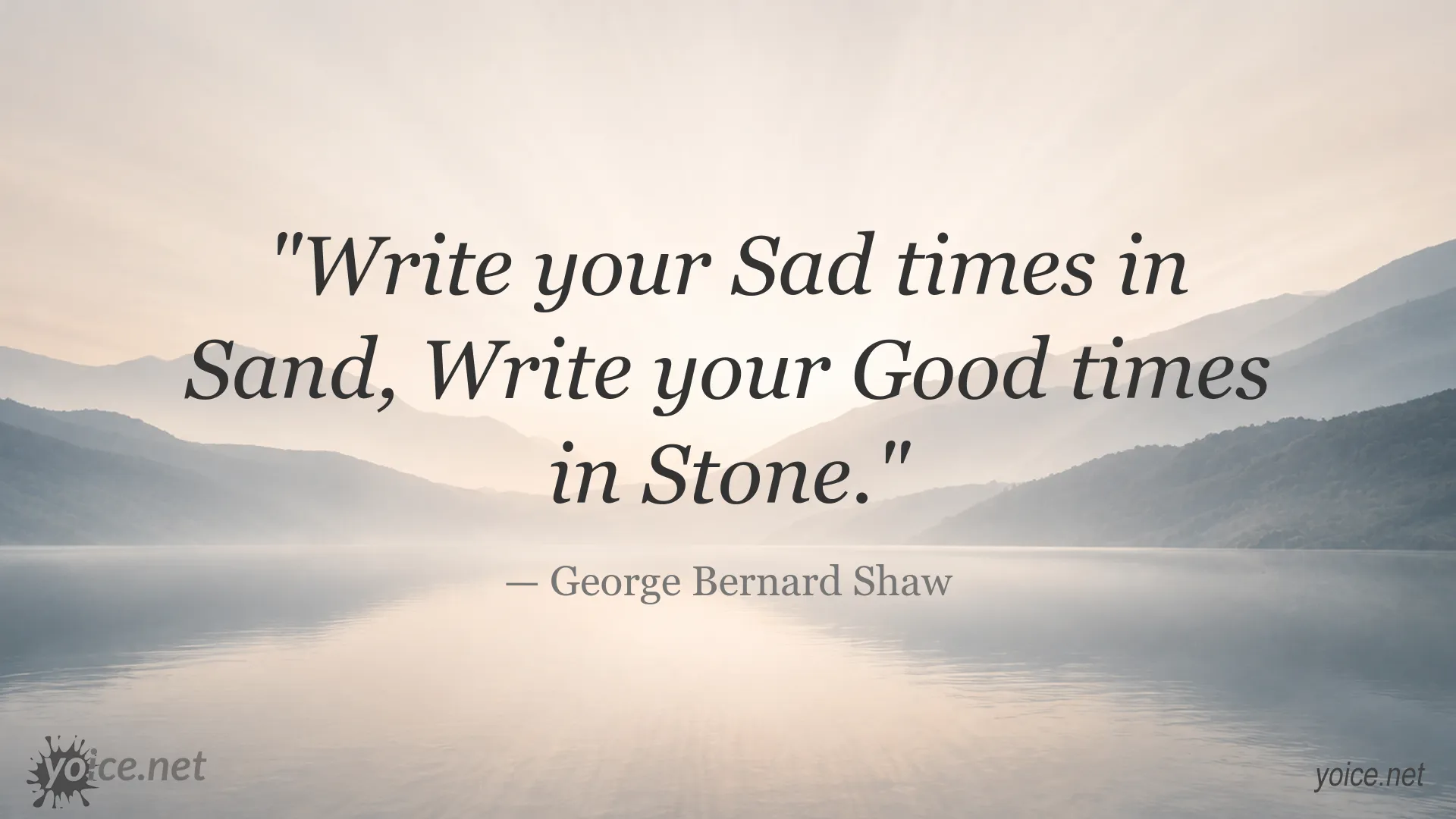 George Bernard Shaw quote image about memories and life wisdom