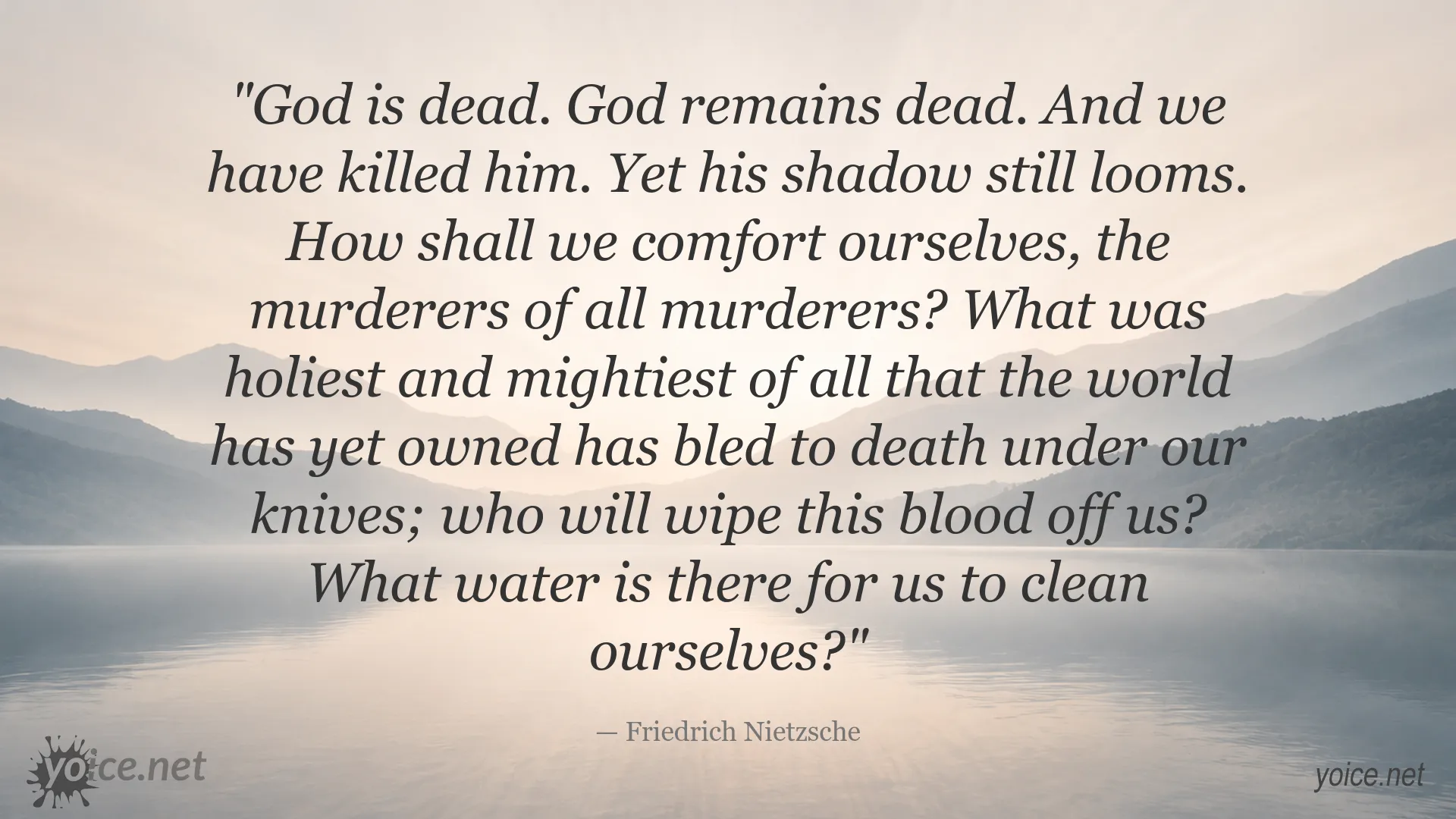 God Is Dead quote by Friedrich Nietzsche