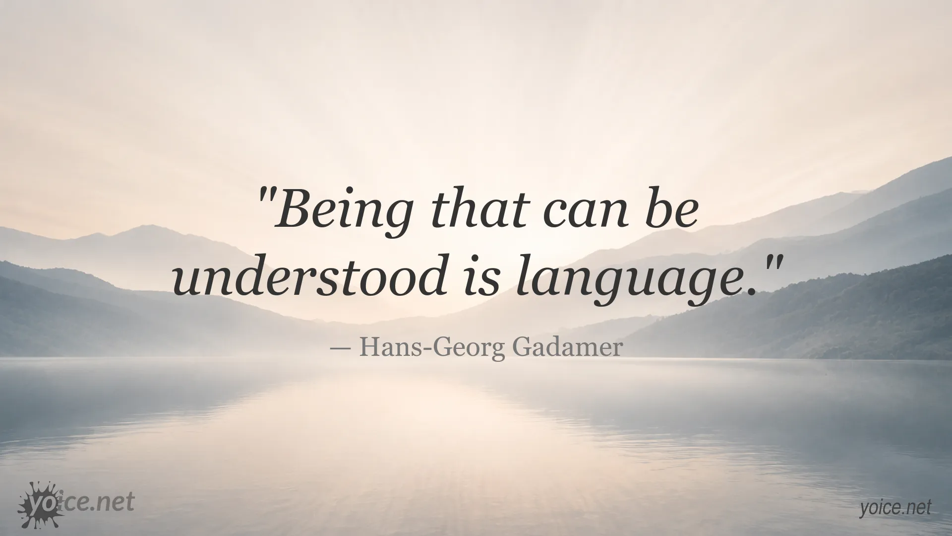 Quote image featuring Hans-Georg Gadamer