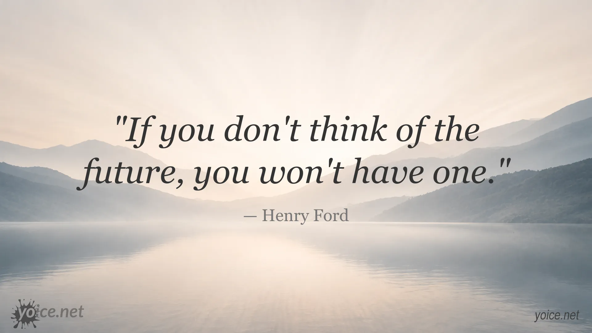Henry Ford quote image about thinking of the future