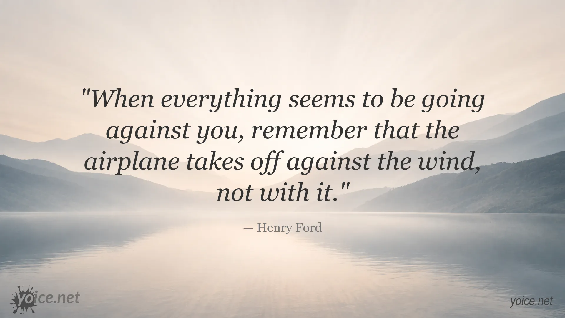 Motivational quote image by Henry Ford about overcoming resistance