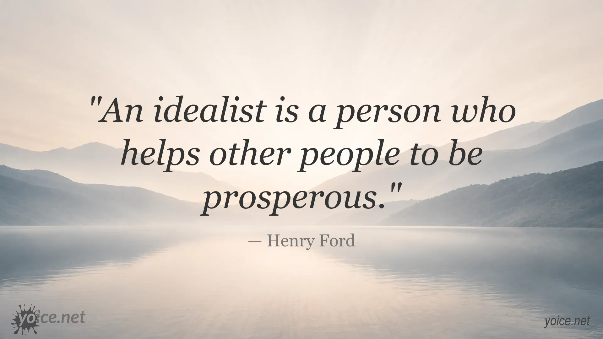 Henry Ford quote image about helping others prosper