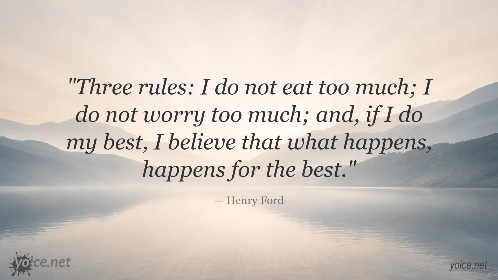 Inspirational Henry Ford quote image about living a fulfilling life