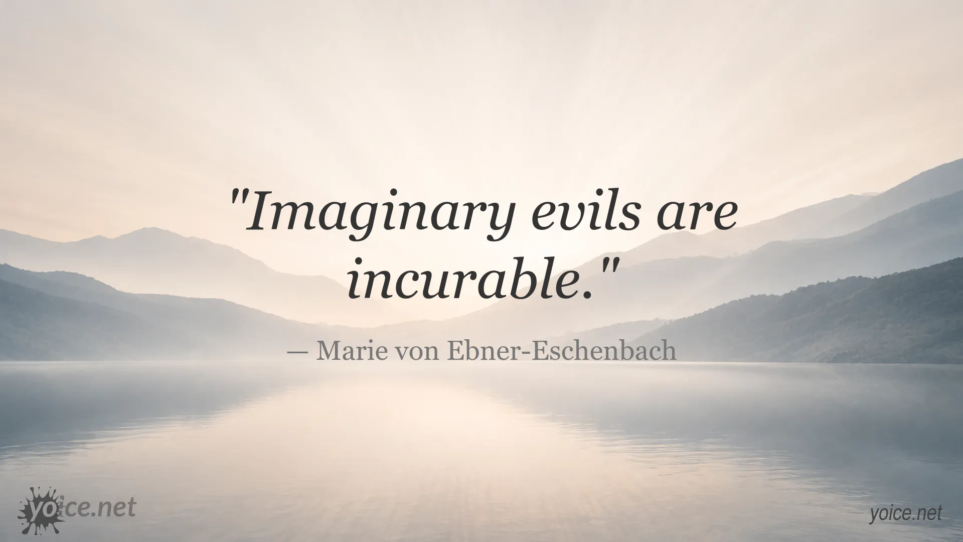 Inspirational quote image featuring Marie von Ebner-Eschenbach