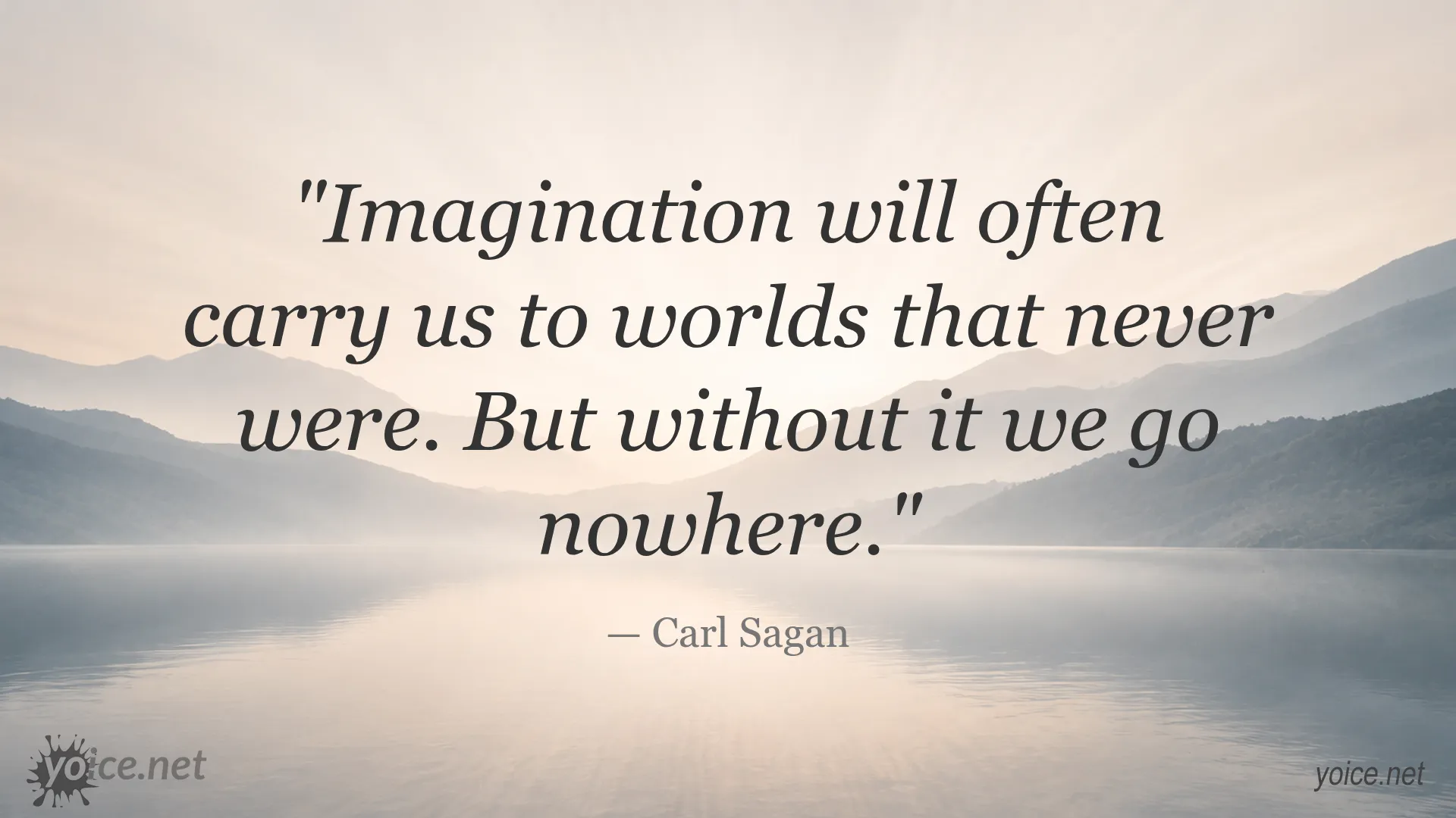 Quote about imagination by Carl Sagan