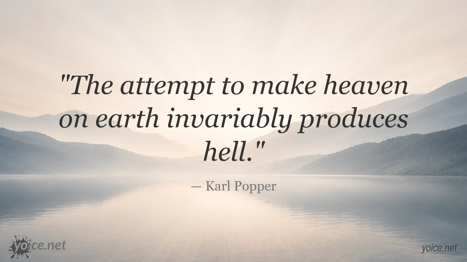 Quote image featuring Karl Popper