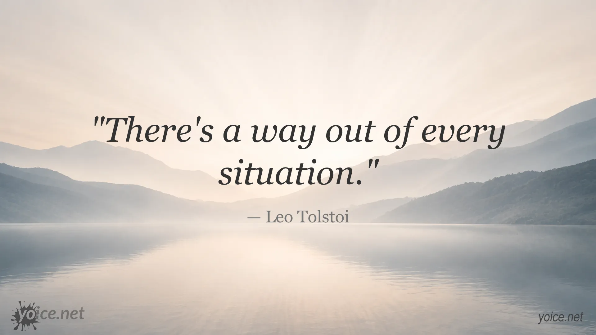 Quote image featuring a quote by Leo Tolstoi