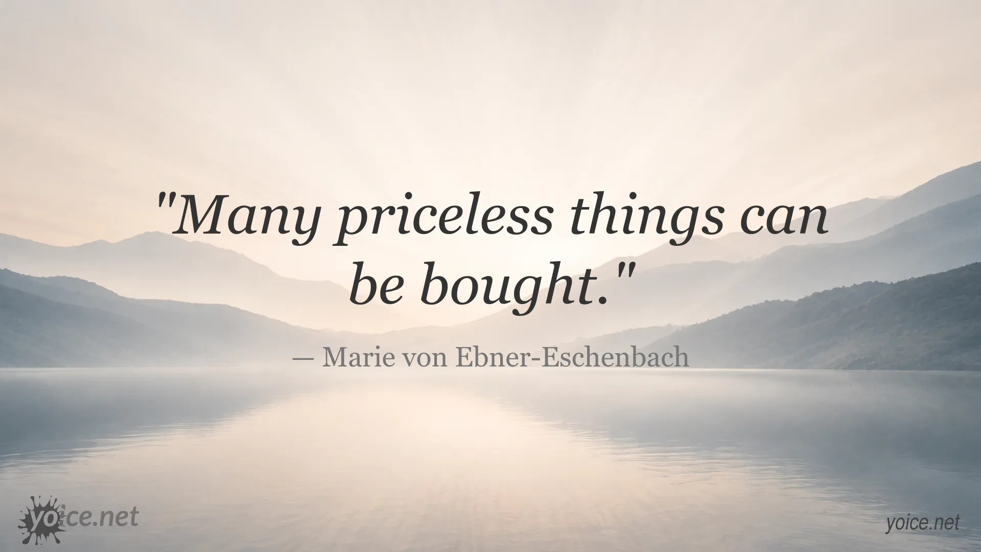 Inspirational quote image featuring Marie von Ebner-Eschenbach