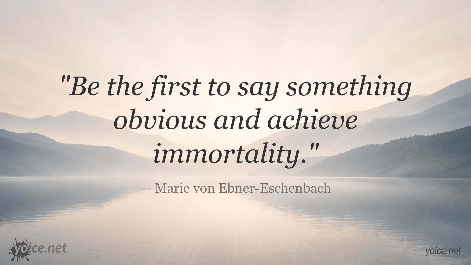 Inspirational quote image featuring Marie von Ebner-Eschenbach