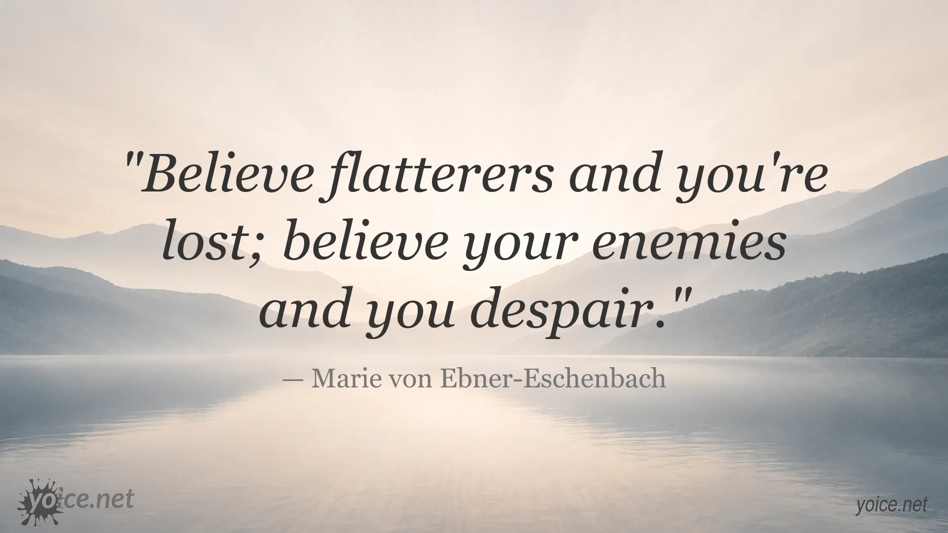 Trust and caution quote by Marie von Ebner-Eschenbach