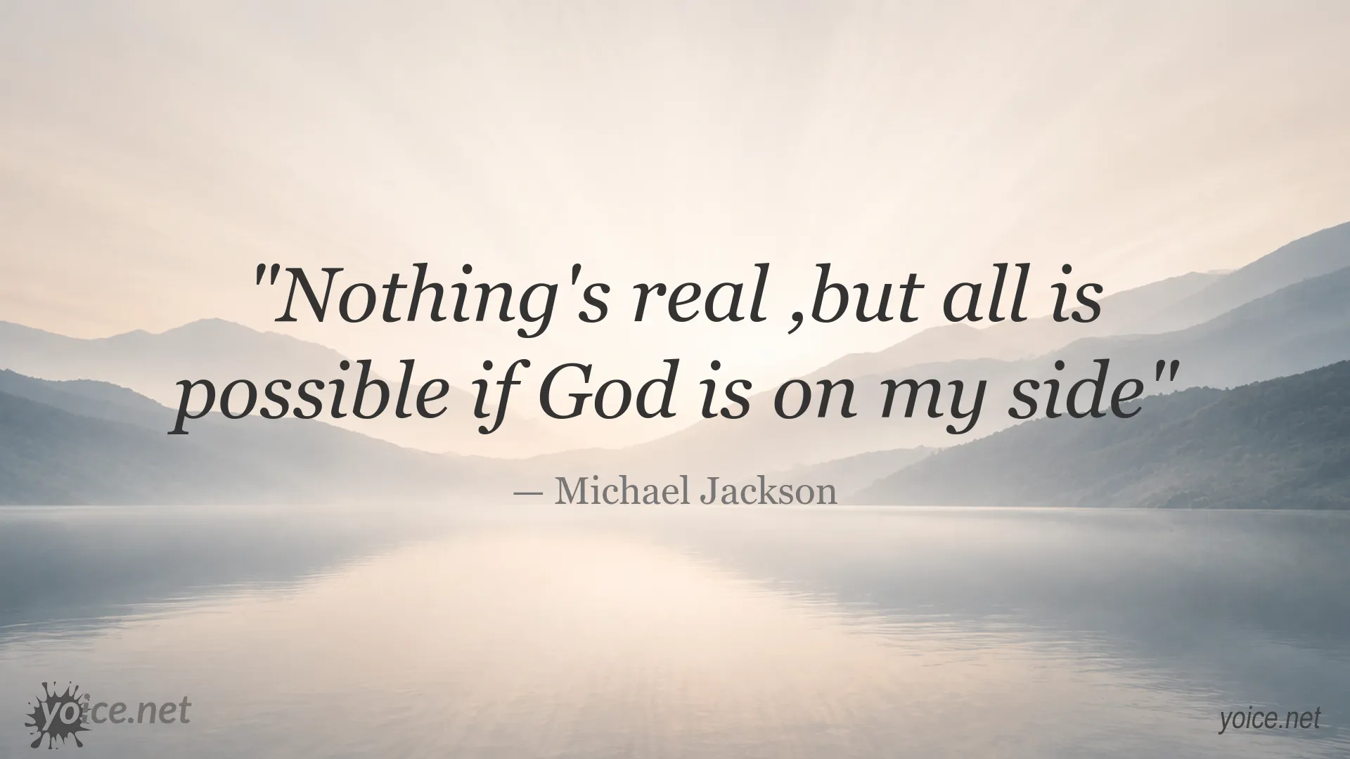 Inspirational quote image featuring Michael Jackson