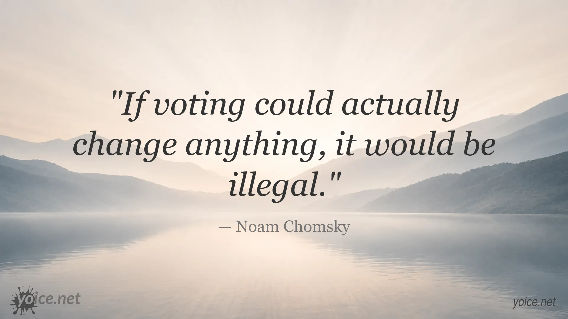 Quote image featuring Noam Chomsky