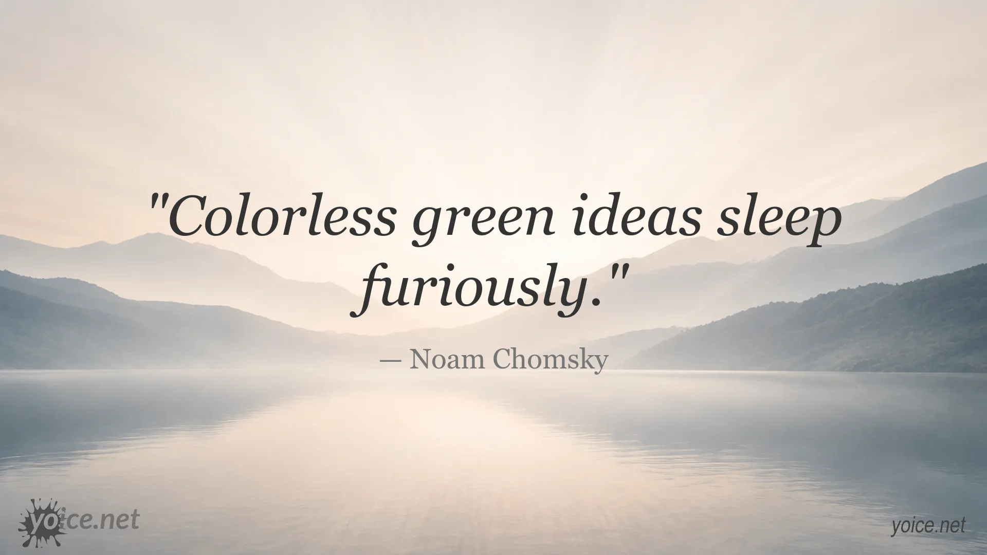 Quote image featuring a quote attributed to Noam Chomsky