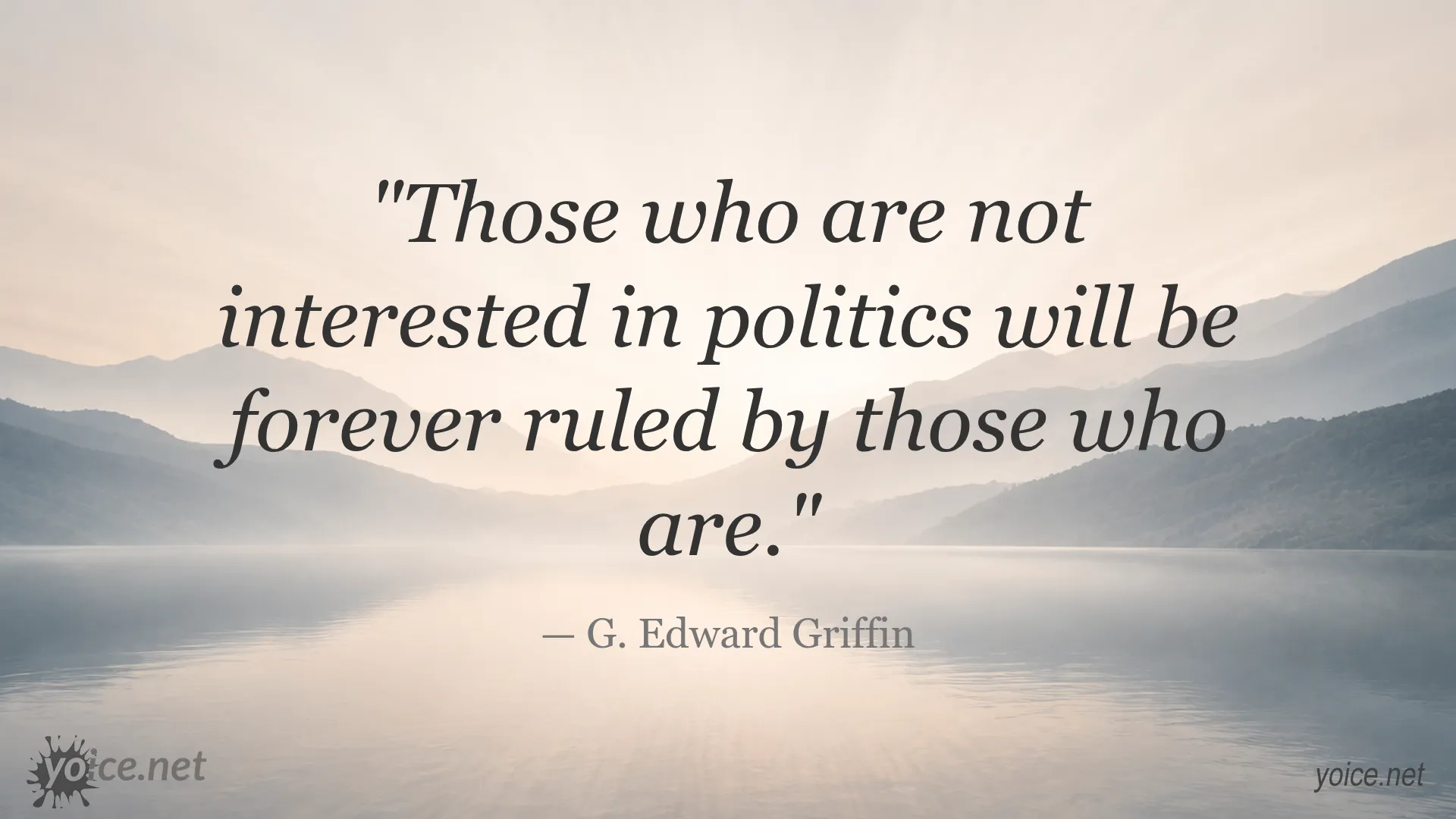 Quote about politics and power by G. Edward Griffin