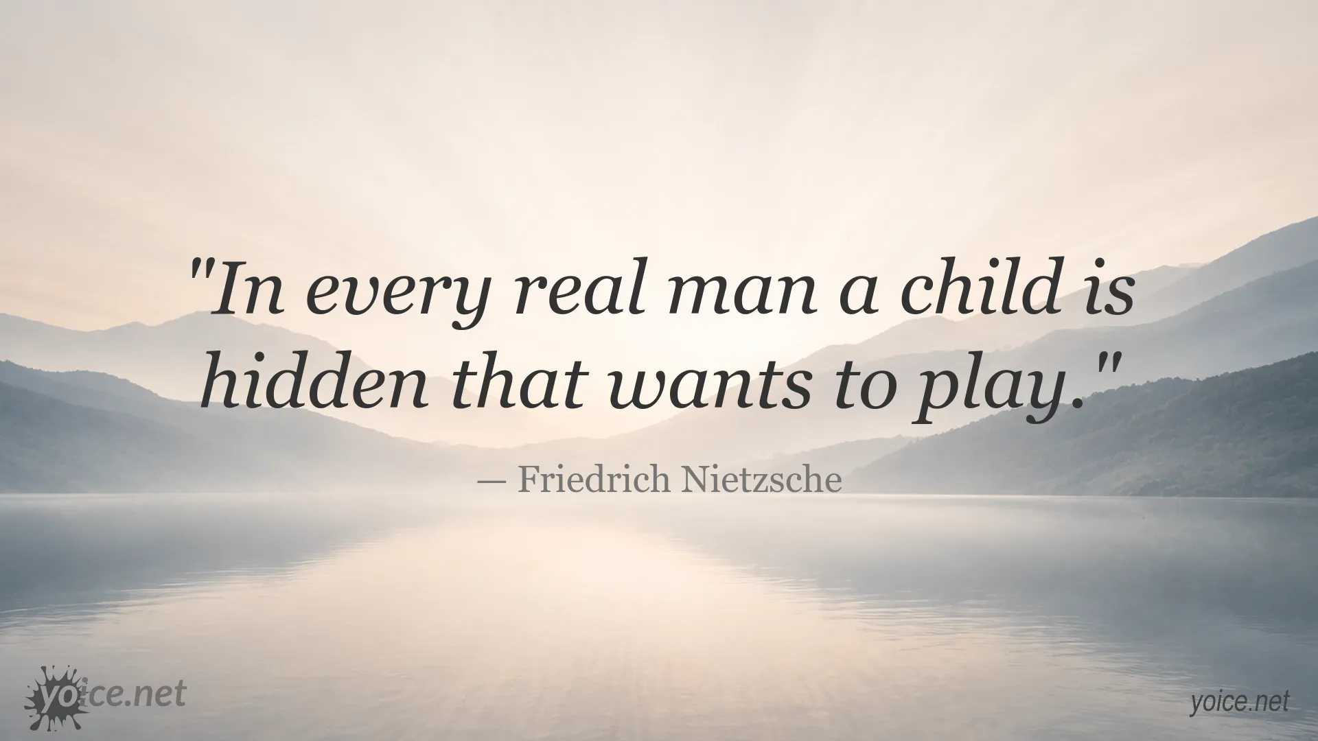 Inspirational quote image featuring Friedrich Nietzsche