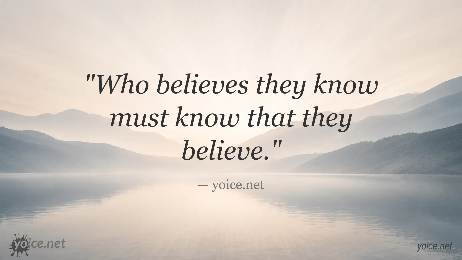 Inspirational quote graphic by yoice.net