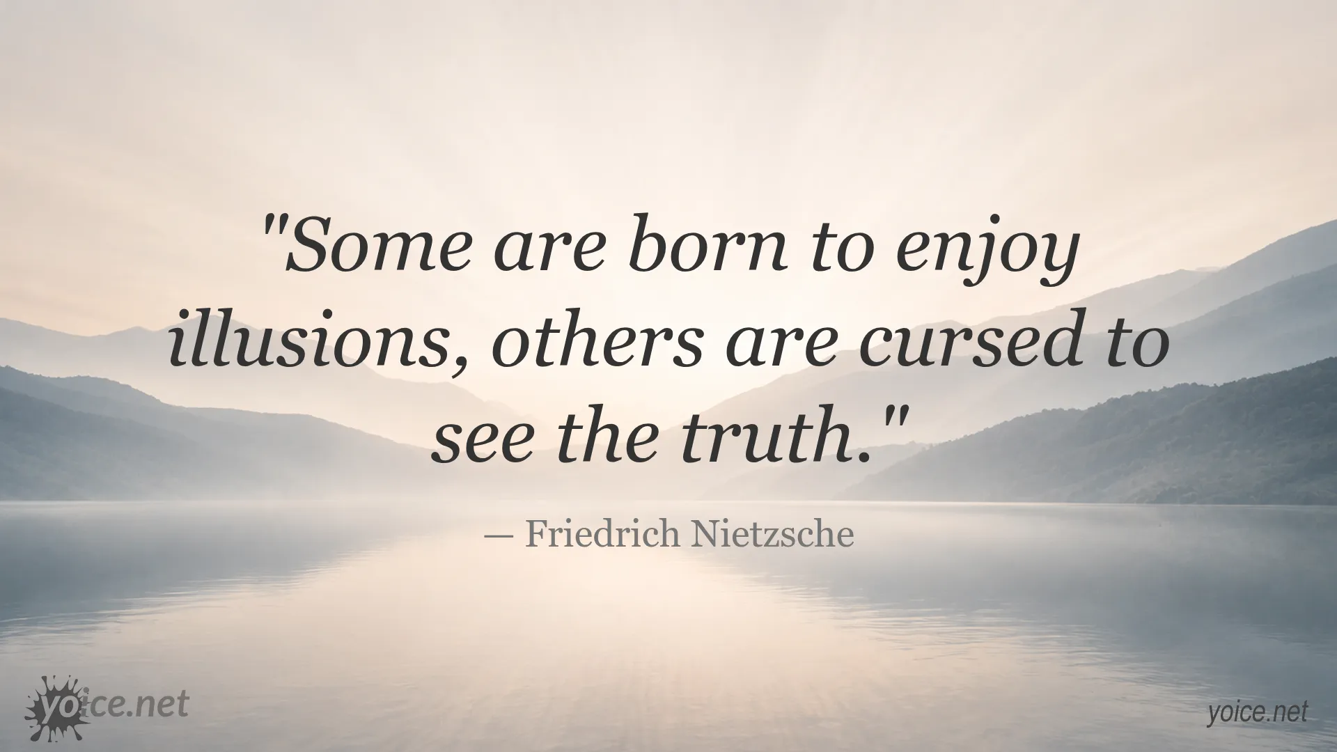 Friedrich Nietzsche quote image about illusions and truth