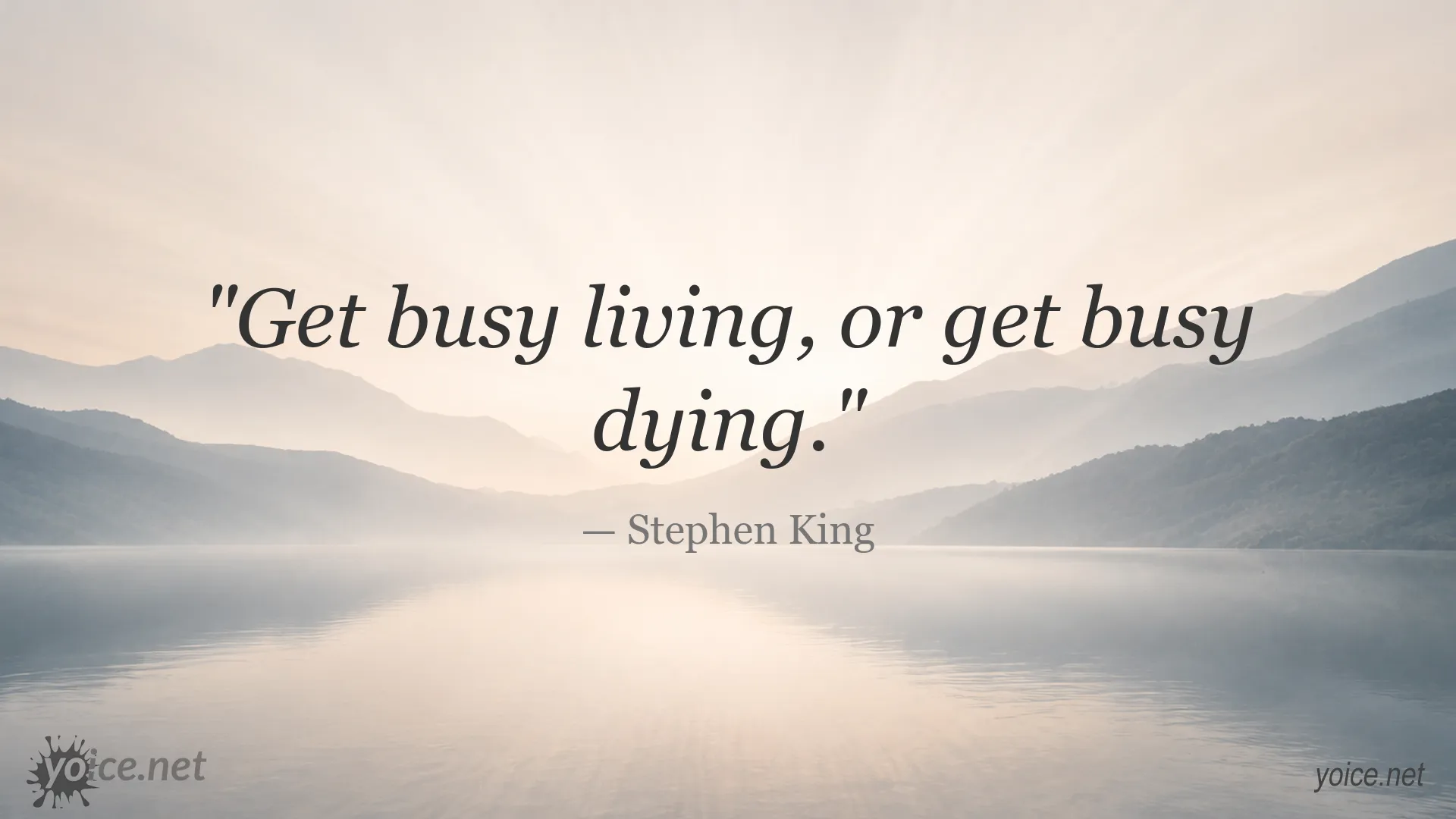 Quote image featuring Stephen King