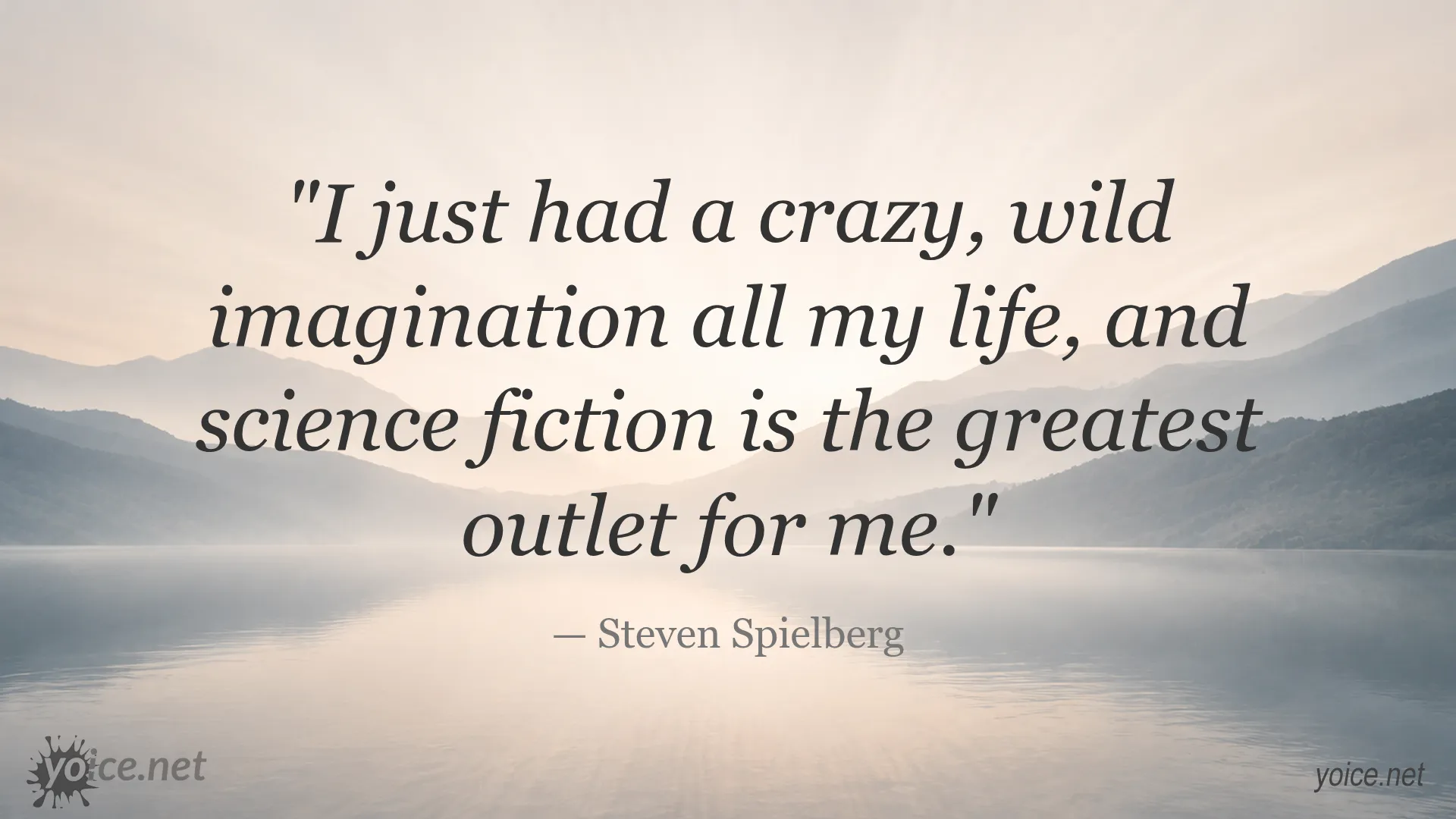 Quote about imagination and science fiction by Steven Spielberg