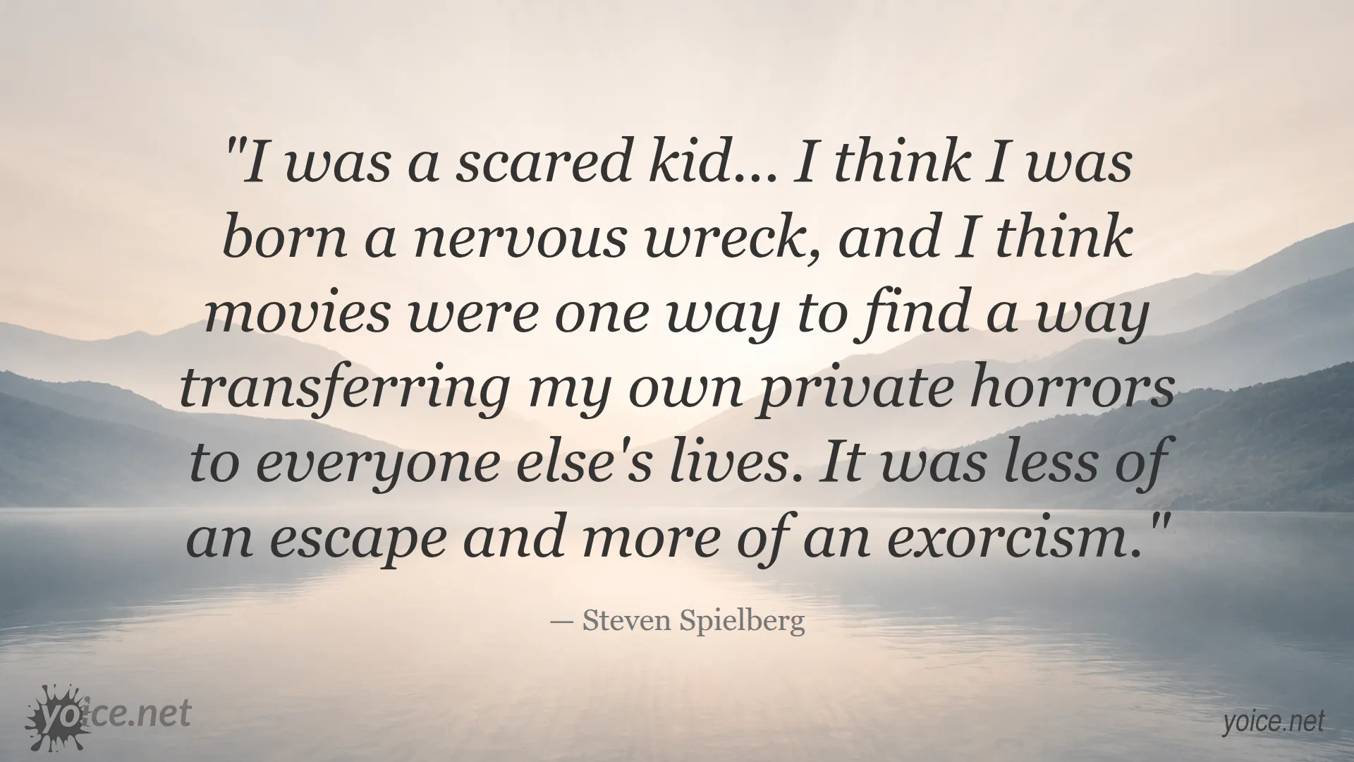 Quote about fear and movies by Steven Spielberg