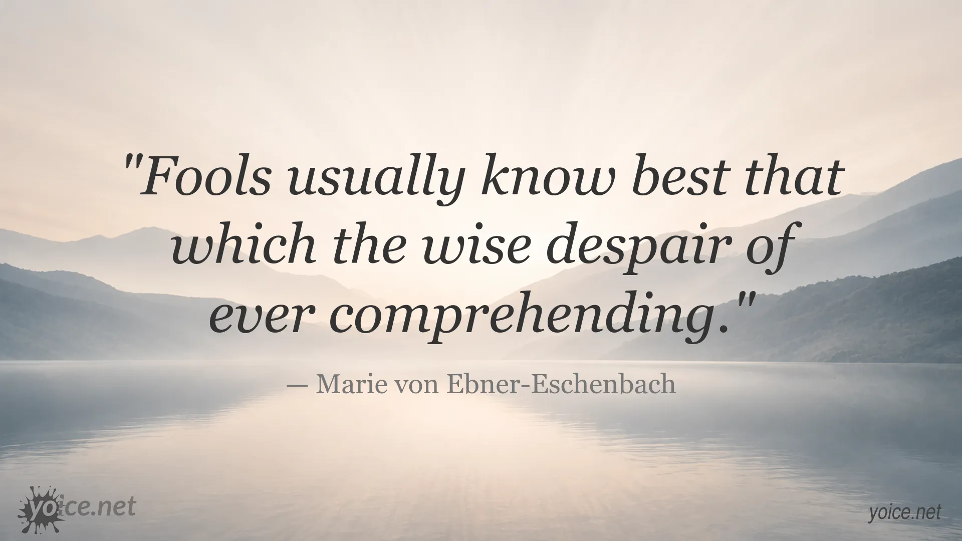 Inspirational quote image featuring Marie von Ebner-Eschenbach