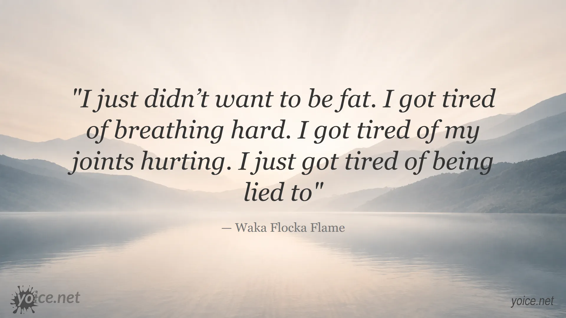 Quote about change and pain by Waka Flocka Flame