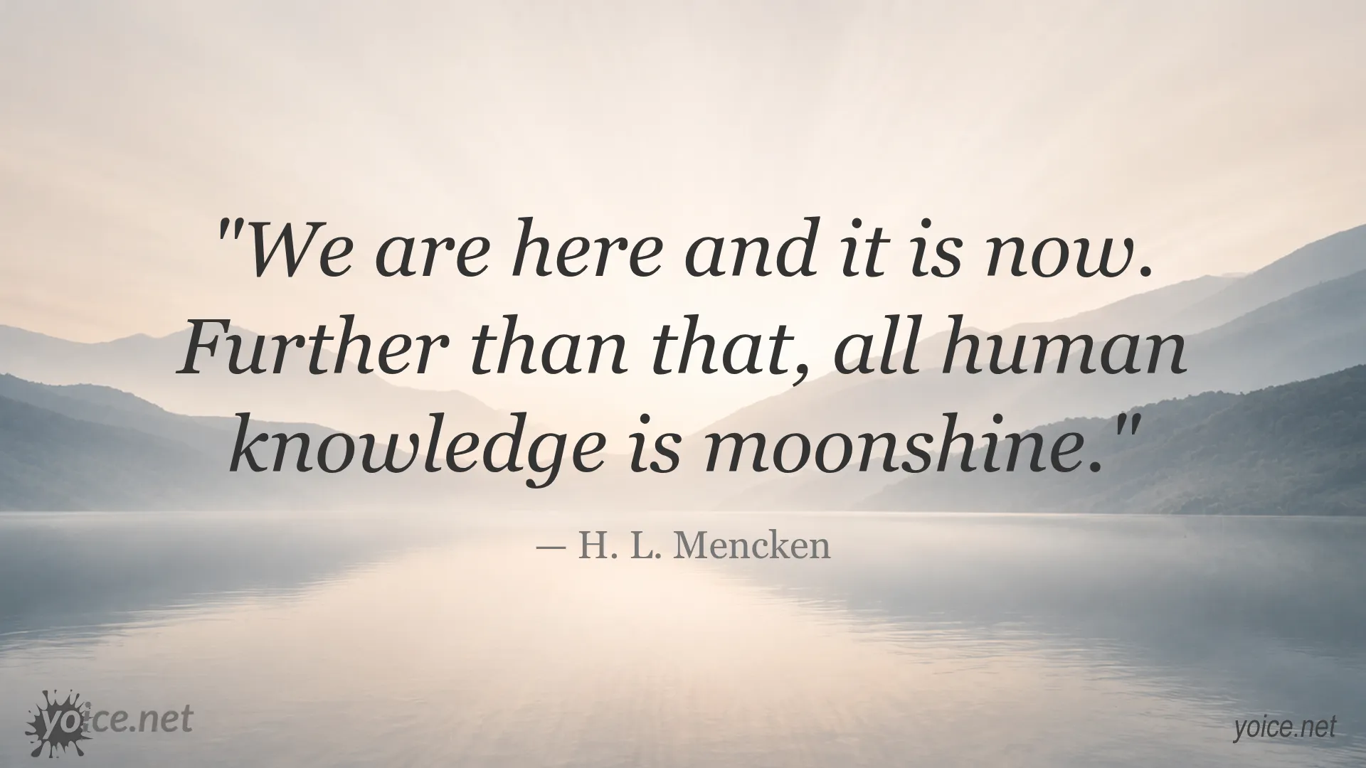 Quote image featuring H. L. Mencken