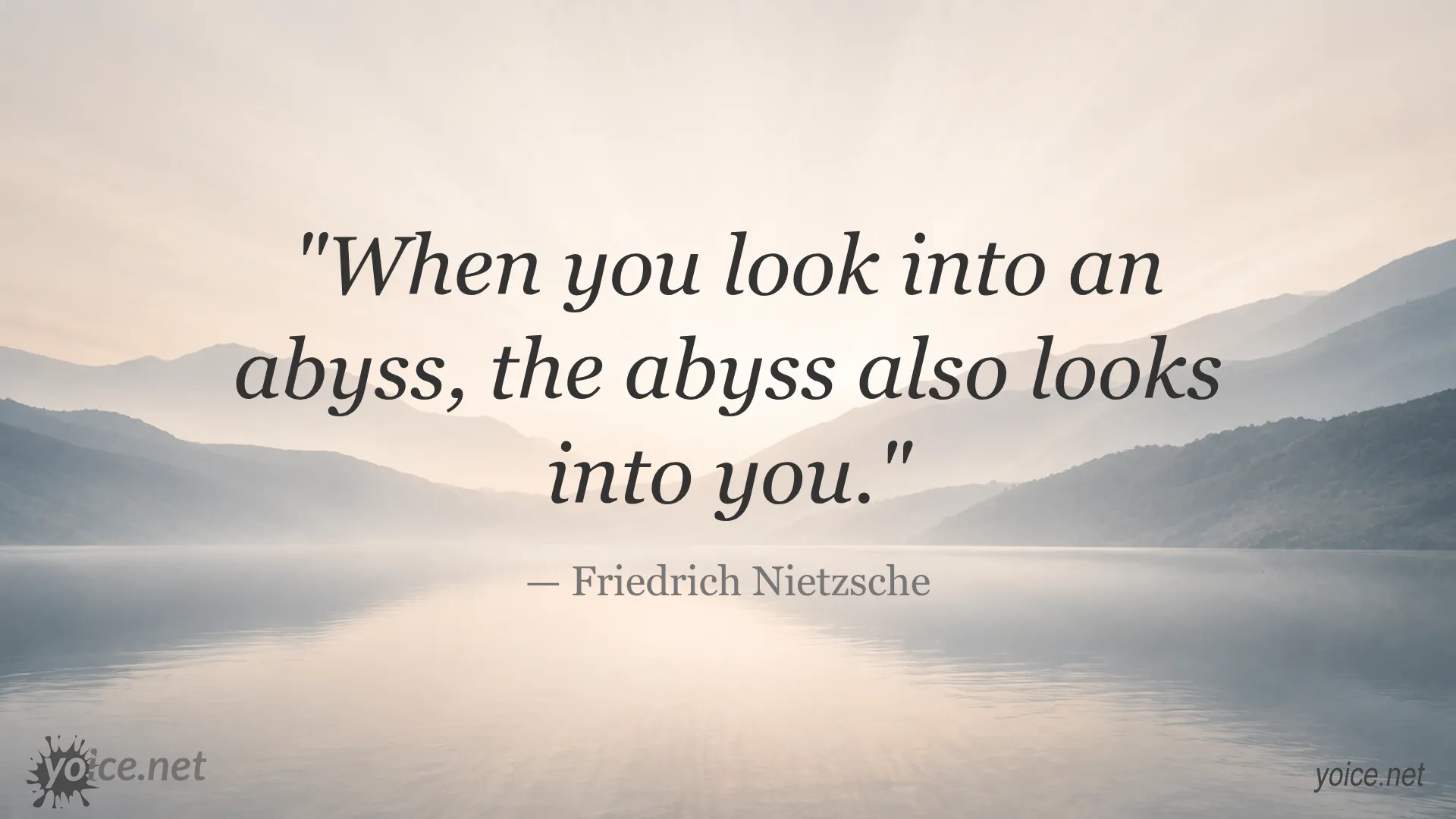 Quote image featuring Friedrich Nietzsche